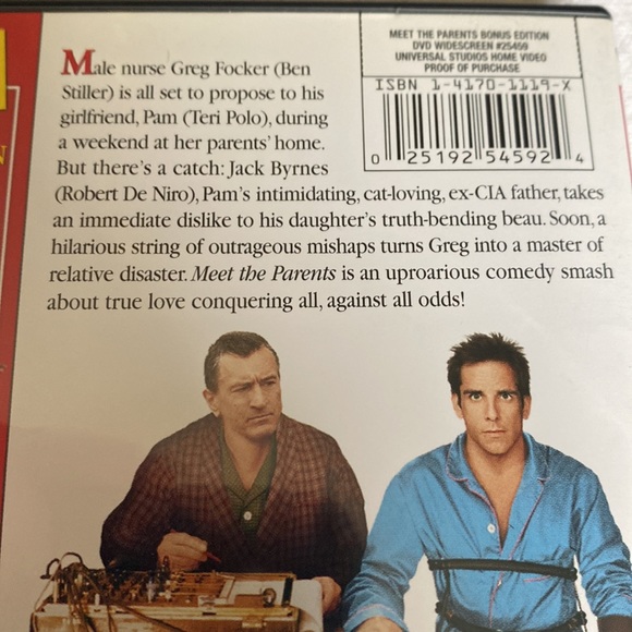 🎬PRICING🎬 Meet the Patents DVD with Robert De Niro and Ben Stiller - Bonus Ed. - Picture 7 of 7